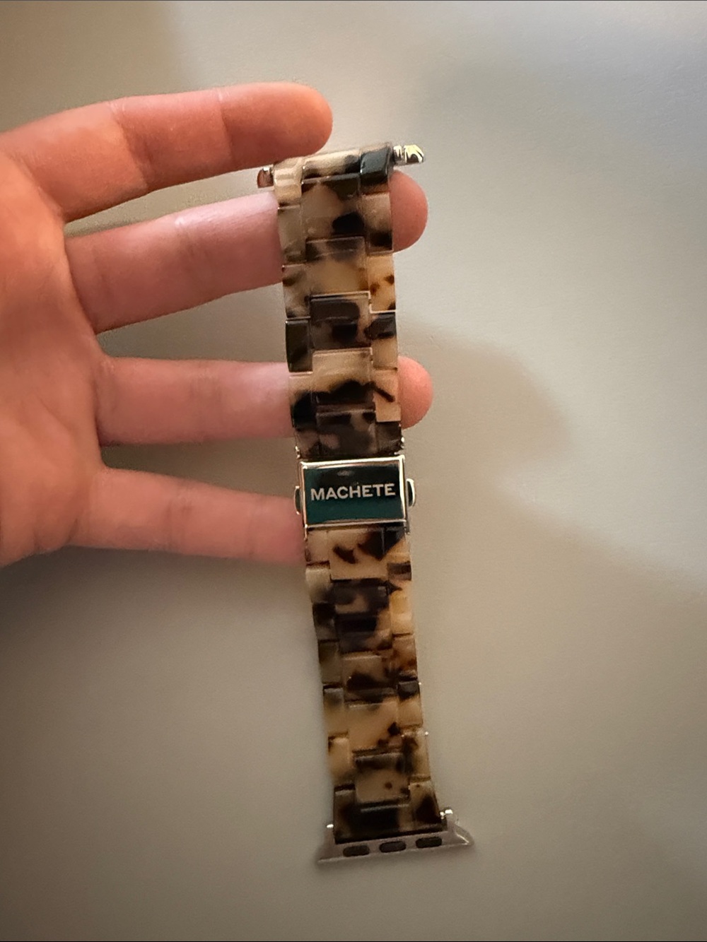 Machete Tortoiseshell Apple Watch Band - Brown/Beige